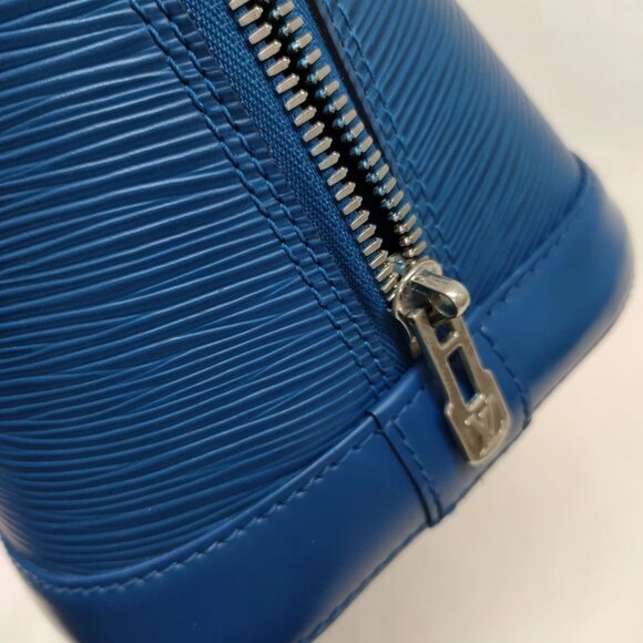 Louis Vuitton LV Hand Bag Alma Blue Epi 690-031225 - Picture 9 of 16